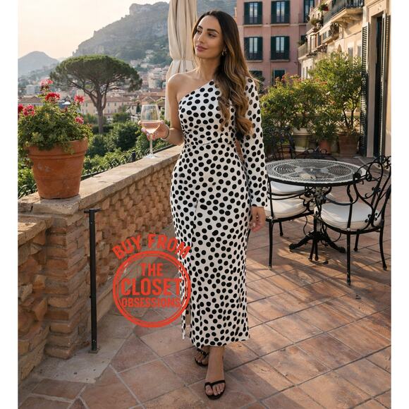 MANGO BLOGGER FAVE!!! Printed Long Dress NWT - Picture 12 of 16